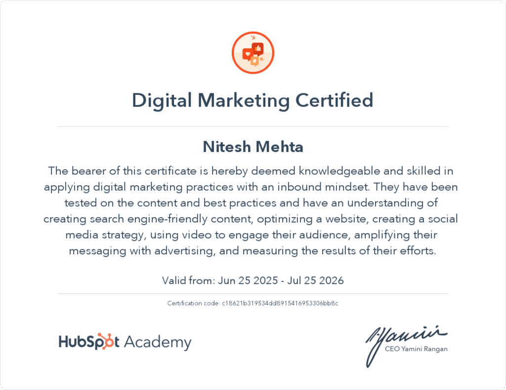 Certified Marketing Expert In Dubai