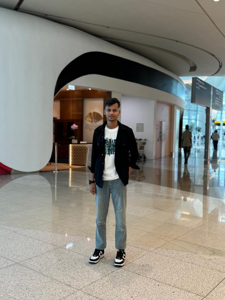 Nitesh Mehta - At Dubai Airport